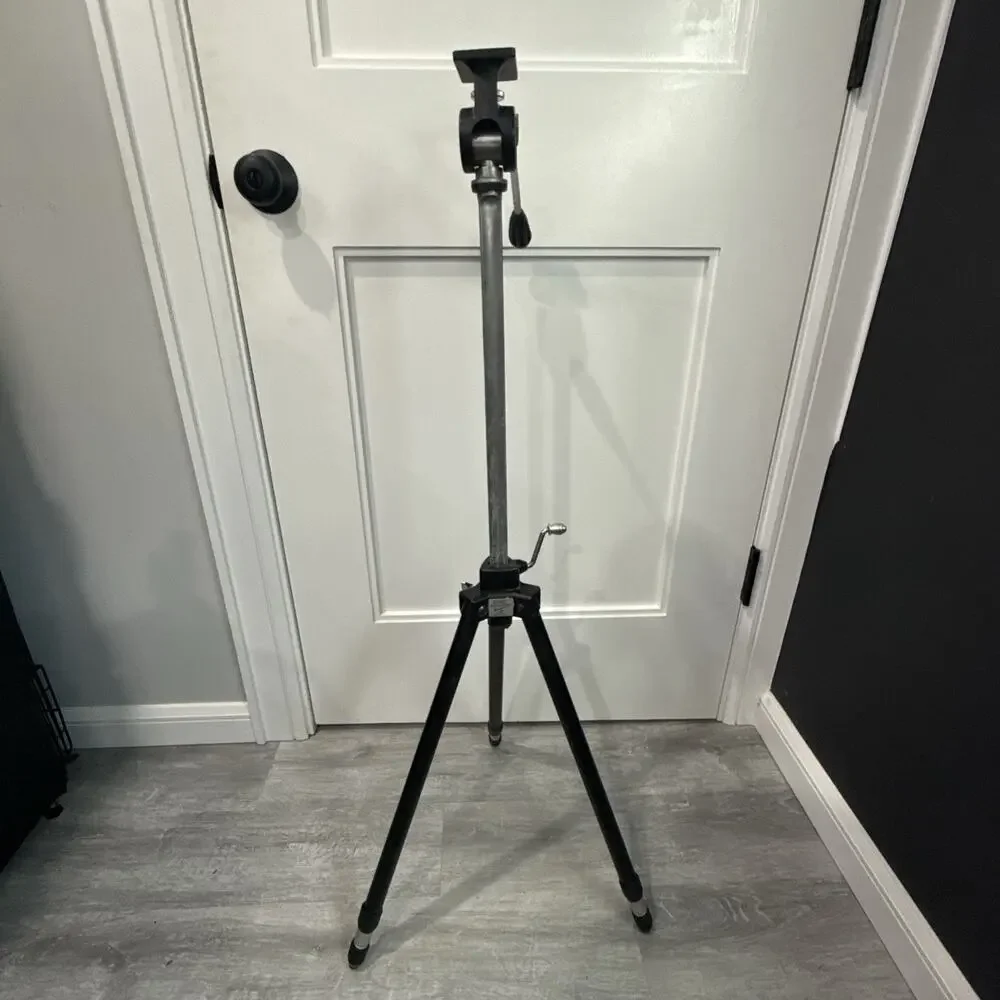 Vintage Schultz Mfg Co Imperial Camera Projector Tripod Pan Tilt NJ *